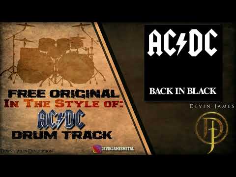 AC/DC Styled Free Original Drum Track - 105 BPM (FREE WAV & MIDI DOWNLOAD)
