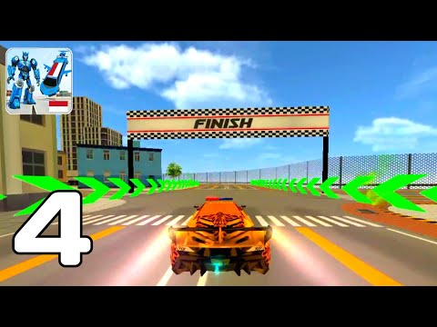 Flying Limo Robot Car Transform: Police Robot Game-MultiPlayer Part 4 (Android GamePlay Walkthrough)