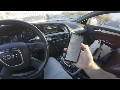 How to Pair Smartphone via Bluetooth with AUDI A4 B8 ( 2007 – 2015 )