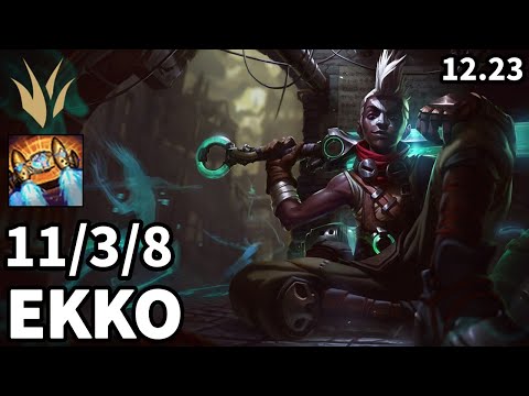 Ekko Jungle vs Sejuani - KR Master | Patch 12.23