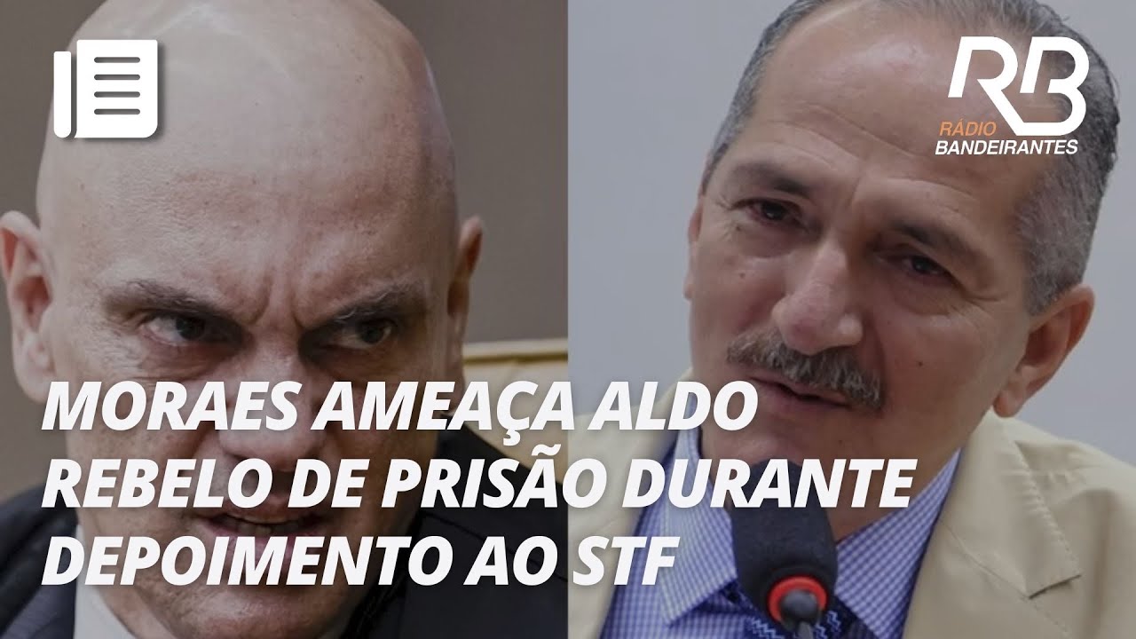 Aldo Rebelo comenta falas de Alexandre de Moraes | Jornal Gente