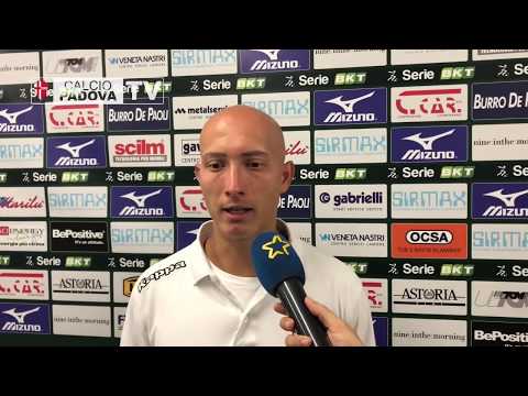 Claudio Santini al termine di Cittadella-Padova