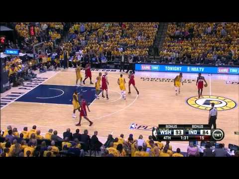 NBAPlayoffs: John Wall vs Indiana Pacers 2014.05.05 (2st Round - Game 1)