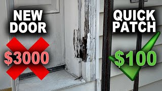 How to Repair Rotted Door Frame and Trim on Exterior Door