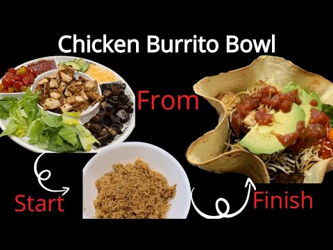 How to make a chicken burrito bowl without beans