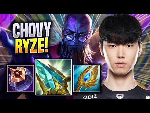 CHOVY IS SO CLEAN WITH RYZE! - GEN Chovy Plays Ryze MID vs Galio! | Season 2023