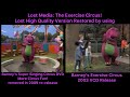 Lost Media Barney And Friends The Exercise Circus Lost Non VHS Version Restored