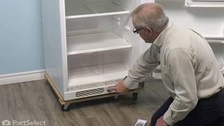 Frigidaire Refrigerator Repair - How to Replace the Kickplate Grille (Frigidaire # 240368301)