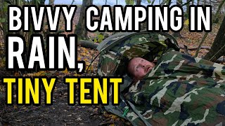Is this still FUN? bivvi bag camping in the rain. 