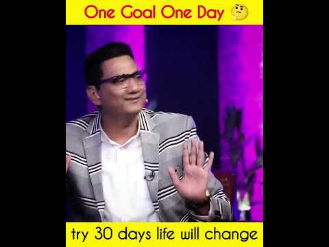 One Goal One Day 🤔 try 30 days life will change 😱 @UjjwalPatni #sandeepmaheshwari #shorts
