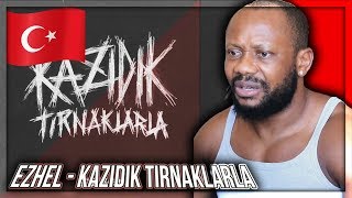 Ezhel - Kazıdık Tırnaklarla (Official Audio) TURKISH RAP MUSIC REACTION!!!