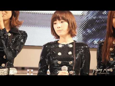 [fancam] 110403 taeyeon SNSD_interview