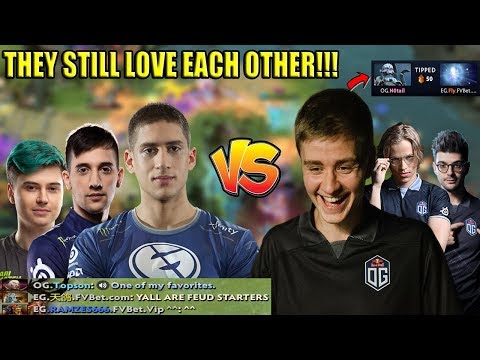 They still LOVE each other!!! N0tail & Fly MET in Ranked Match again!! EG VS OG battle - Dota 2