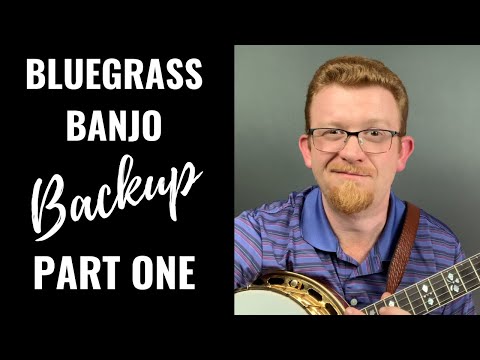 Beginner Bluegrass Banjo // Playing Backup // Part 1 // Intro & Pinch Rhythm