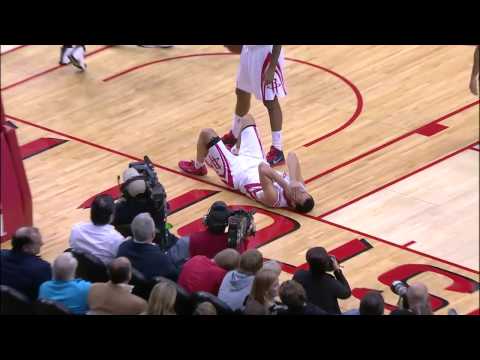 Alan Anderson Elbows Pablo Prigioni | Nets vs Rockets | February 27, 2015 | NBA 2014-15 Season