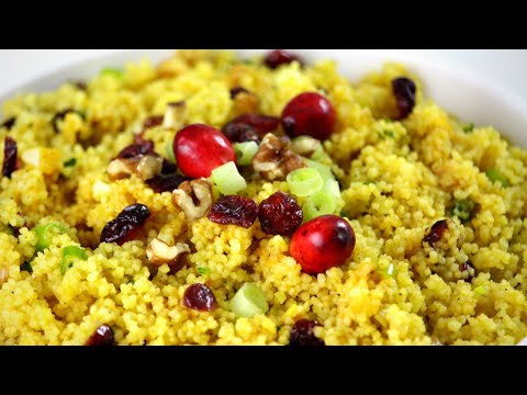 Curry Couscous Salad | Healthy Side Dish