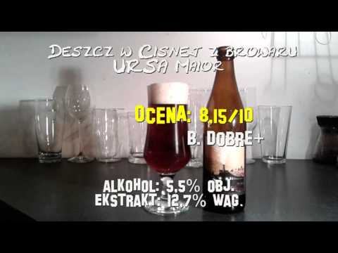 Deszcz w Cisnej z browaru Ursa Maior