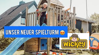 Unser neuer Wickey Spielturm Smart Lodge 120
