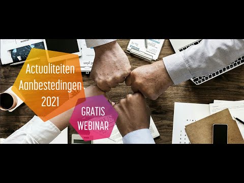 Webinar Actualiteiten Aanbestedingsrecht 2021