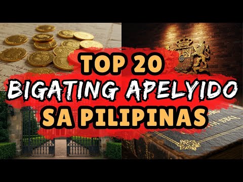 TOP 20 BIGATING APELYIDO SA PILIPINAS