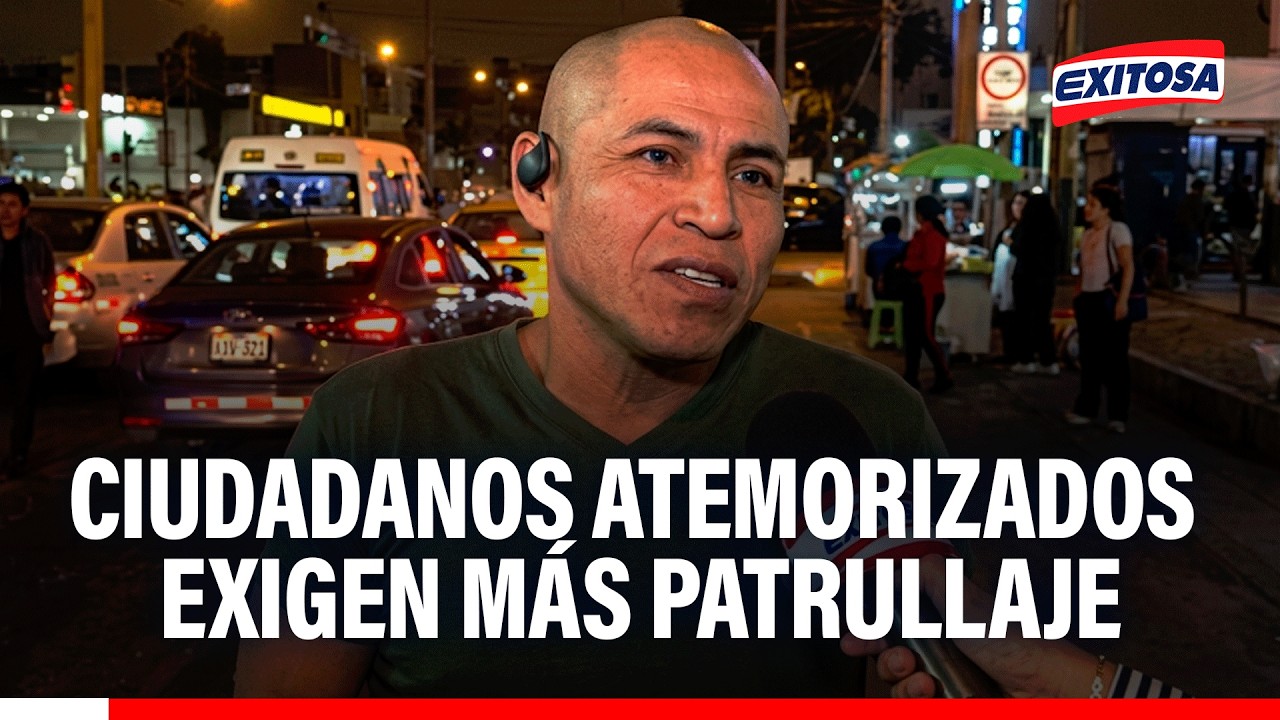 🔴🔵 Ciudadanos exigen más patrullaje tras reciente doble crimen en Chorrillos