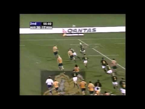 Three Bob Skinstad Tries for the Springboks...