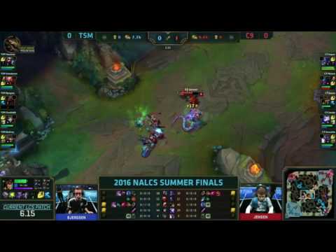 NALCS Finals TSM vs C9 - Jensen Solokill on Bjergsen