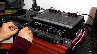 Video thumbnail for Aphex 612 Expander Roland JV1010 IK UNO Synth M-Audio Fast Track C400 Superteclados.com by Superteclados