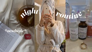 MY "PERFECT" WINTER NIGHT TIME ROUTINE *aesthetic* & chill
