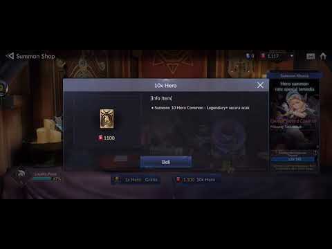 Gacha mentok 140x demi Legend+ (?) - Seven Knights 2 [mobile]