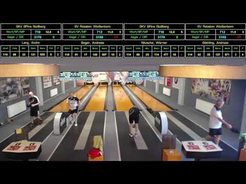 Senioren SKV 9Pins Stollberg - SV Rotation Weißenborn