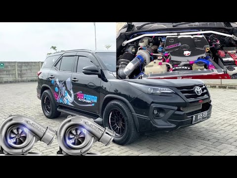 BIKIN MLONGO 😱 FORTUNER BI TURBO .