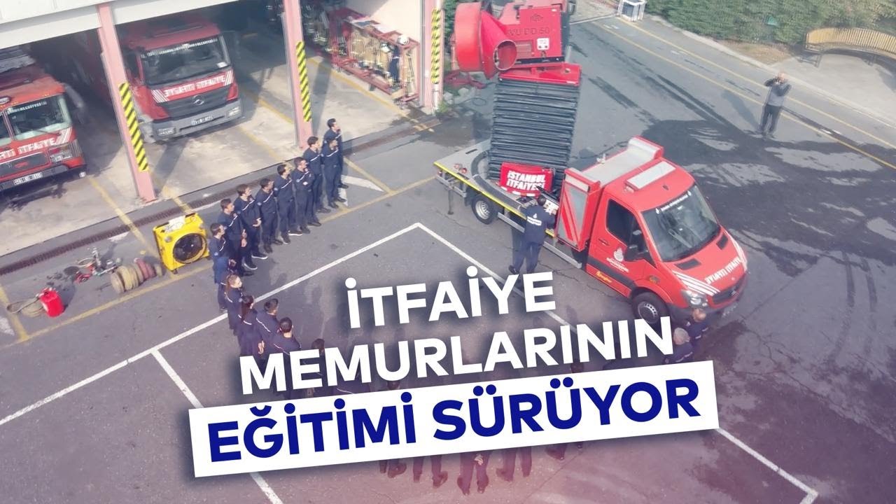 İTFAİYE MEMURLARININ EĞİTİMİ SÜRÜYOR