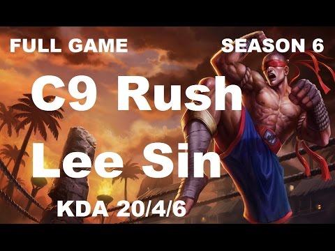 C9 Rush - Lee Sin vs Elise - Jungle - Full Game [Apr 18 2016]
