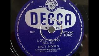 Matt Monro 'Love Me Do' 1957 78 rpm
