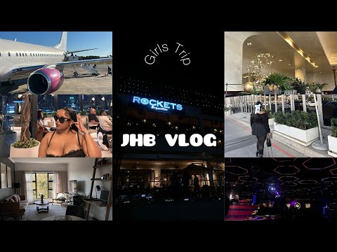 TRAVEL VLOG| A Weekend in JHB | First Girls Trip | South African YouTuber.