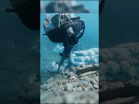 พวกเขาดำน้ำด้วยสายยางเส้นเล็กๆ 🤿🌊