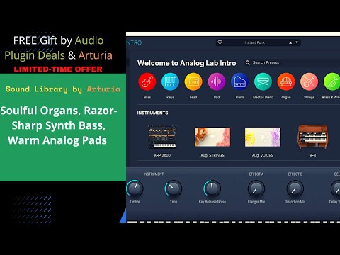Analog Lab V Intro - FREE Sound Library by Arturia #AnalogLabVIntro  #Arturia