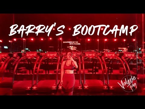 BARRY'S BOOTCAMP - TRYING KIM KARDASHIAN'S BOOTCAMP WORKOUT | Valerie Tan