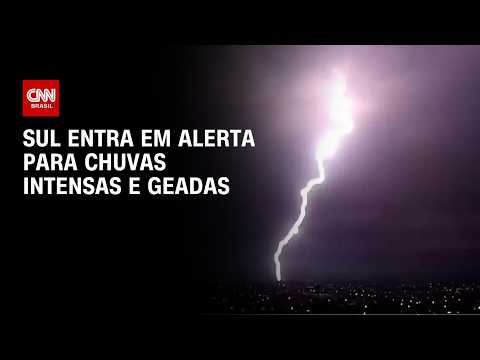 Rio Grande do Sul entra em alerta para chuvas intensas e geadas | CNN NOVO DIA