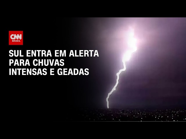 Rio Grande do Sul entra em alerta para chuvas intensas e geadas | CNN NOVO DIA