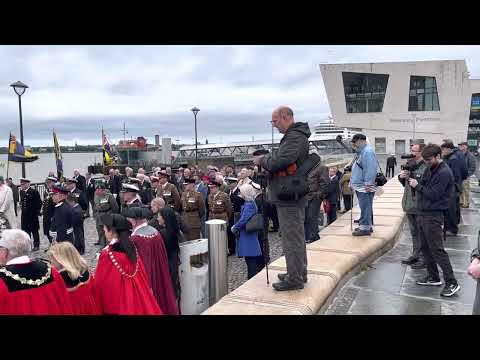Falklands War Service of remembrance marking 40th anniversary of sinking of the Atlantic conveyor