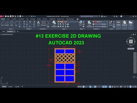AutoCAD 2D exercise 1