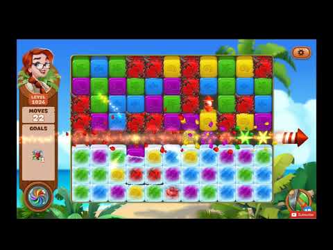 Lost Island Blast Adventure Level 1024 NO BOOSTERS - A S GAMING