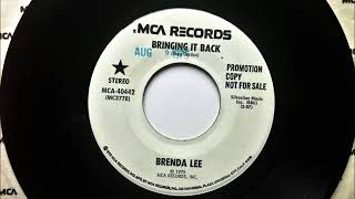 Bringing It Back , Brenda Lee , 1975