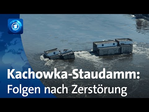 Ukraine: Folgen nach Zerstörung des Kachowka-Staudamms