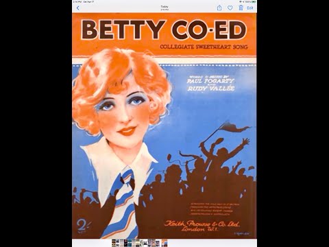 Betty Co-Ed 1930
