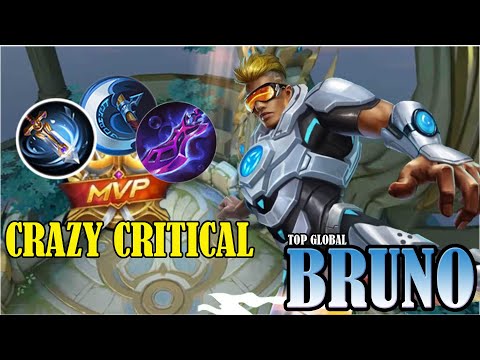 BRUNO CRITICAL DAMAGE (ONE HIT BUILD) | BRUNO BEST BUILD 2022 - INPLAY MOBILE LEGENDS MLBB