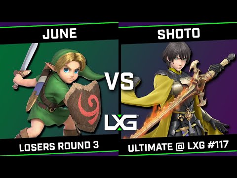 June (Young Link/Lucas) vs Shoto (Byleth/Chrom) - Smash Ultimate @ LXG 117