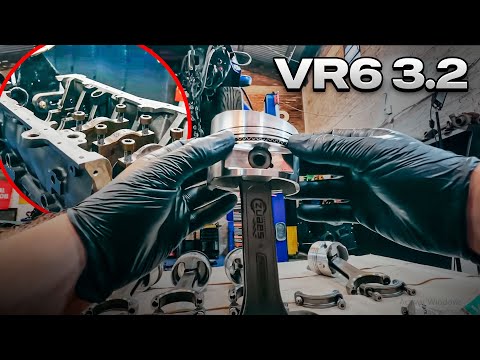 Assembling the VR6 3.2 FORGED!!!!!